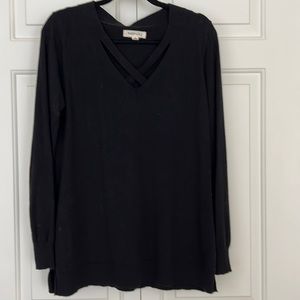Black sweater by Moon and Sky.